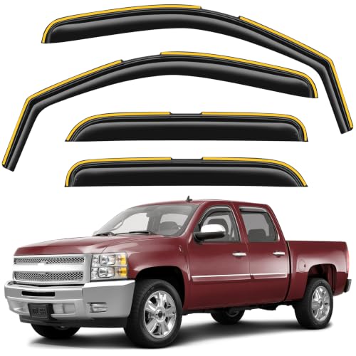 Rain Guards for Chevy Silverado (4 Count)