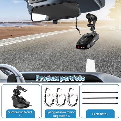 Radar Detector Suction Cup Mount