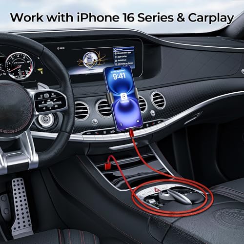 for iPhone 17 16 Pro Max Charger Cord (2 Count)