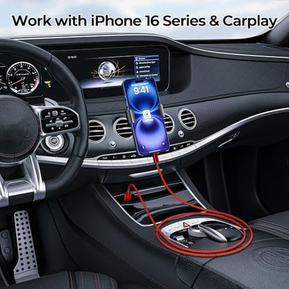 for iPhone 17 16 Pro Max Charger Cord (2 Count)