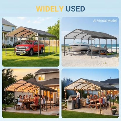 12 x 20 FT Metal Carport