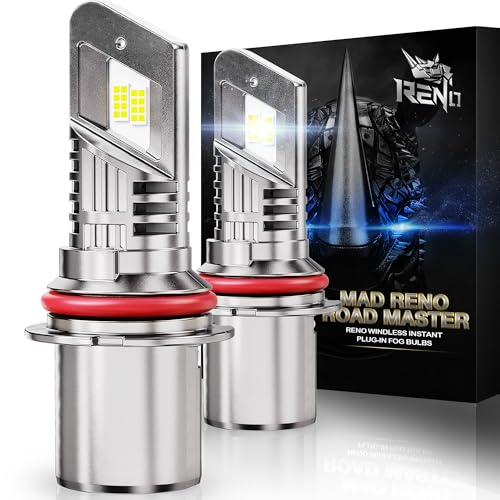 9007 Bulb HB5 Fog Bulb 800% Brighter High Speed Fan 6500K (2 Count)