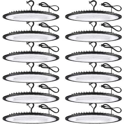 12 Pack 300W UFO Led High Bay Light Fixture (12 Count)