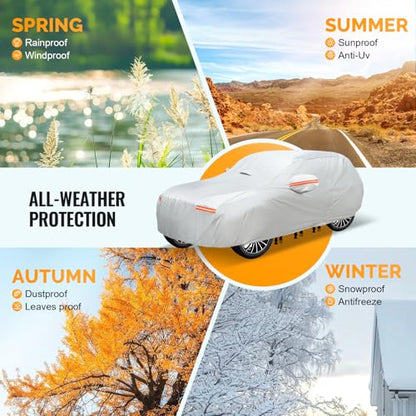 30 Layers SUV Car Cover for Automobiles All Weather Waterproof