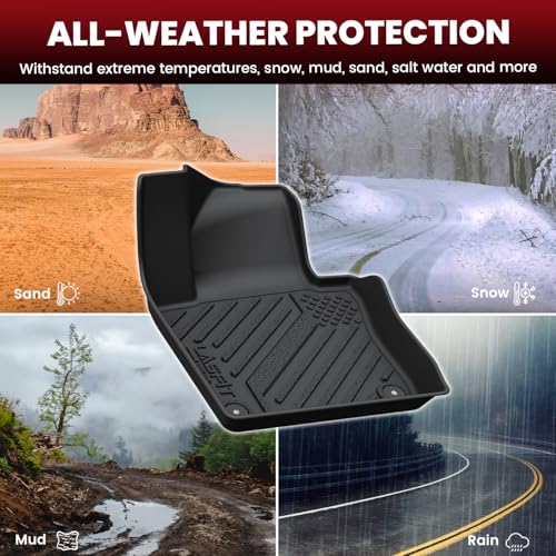 ASFIT 3D Custom fit Floor Mats for VW Volkswagen Jetta 2011 2012 2013 2014 2015 2016 2017 2018