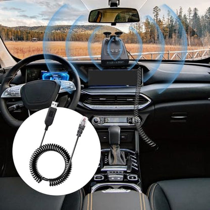 USB to RJ11 Radar Detector Power Cable for Uniden Escort Beltronics etc