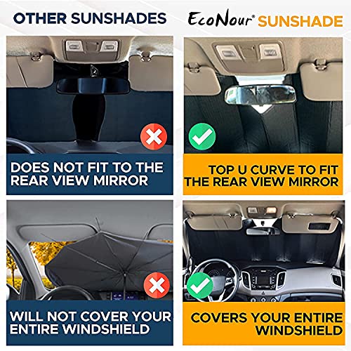 Accordion Windshield Sun Shade for Jeep Wrangler