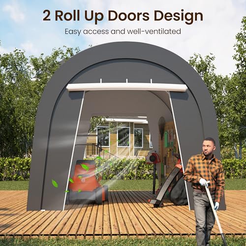 10' x 20' Carport with 6 Heavy Duty Ground Stakes