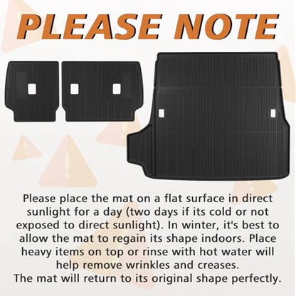 Trunk &Seatback Mat for 2025 2026 4Runner