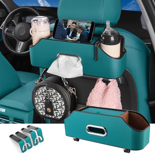 Car Back Seat Organizer with 2 Cup Holders
