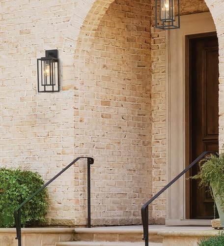 18" Outdoor Wall Light Fixtures Waterproofed Exterior Lantern W (2 Count)