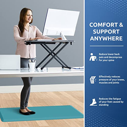 Kitchen Mat Cushioned Anti Fatigue Rug Standing and Comfort Floor Mats