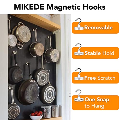 Magnetic Hooks Heavy Duty 170LB+ Strong Neodymium Magnets