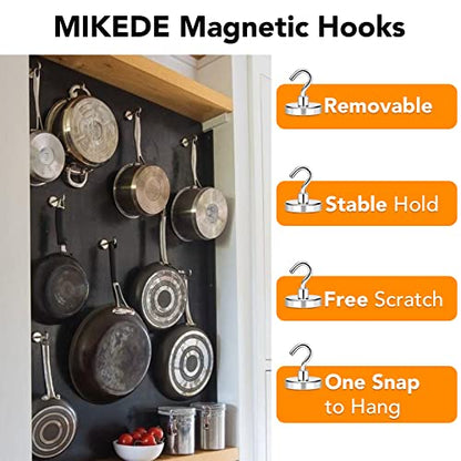 Magnetic Hooks Heavy Duty 170LB+ Strong Neodymium Magnets