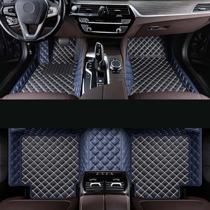 Car Floor Mat Fit 99% Sedans Sports Cars Luxury Custom Car Mats for SUV Women Leather Automotive Floor Mats All Weather Car Mats Diamond Floor Mats for Trucks