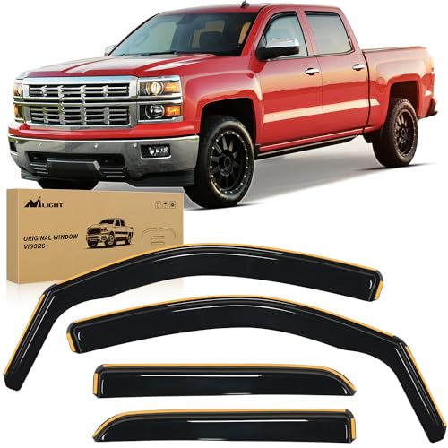 in Channel Window Deflectors for Silverado