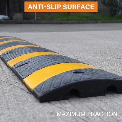2 Pack 6Ft Rubber Speed Bump (2 Count)