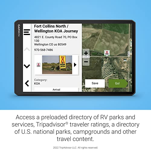 RV 1095 10” GPS RV Navigator