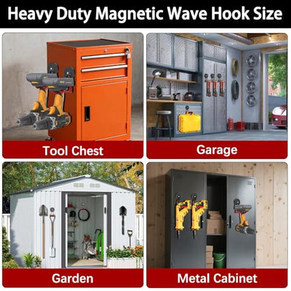 Heavy Duty Magnetic Hooks (2 Count)