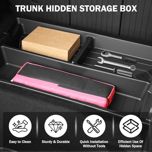 Hidden Trunk Organizer Tray for Tesla Model Y 2019