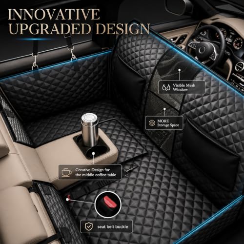 High Barrier Dog Car Seat Cover