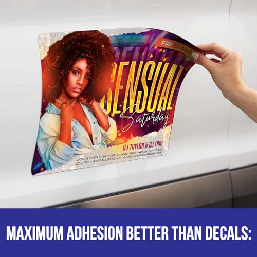 2pc 9x12 Custom Full Color Magnetic Car Signs (2 Count)