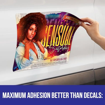 2pc 9x12 Custom Full Color Magnetic Car Signs (2 Count)