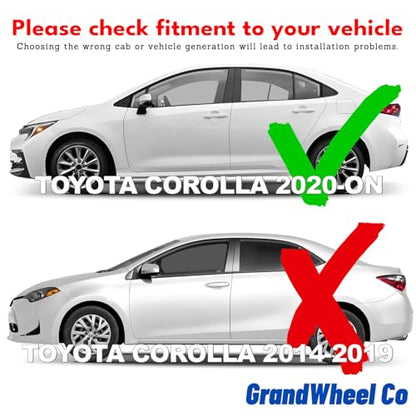 Window Deflectors Smoke Tinted in (4 Count)