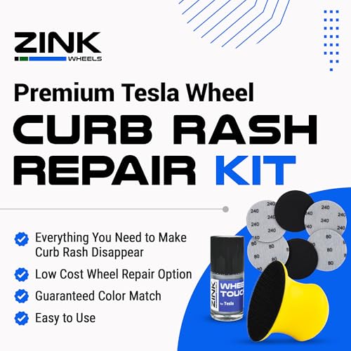 Premium Tesla Wheel Curb Rash Repair Kit for Model 3 19