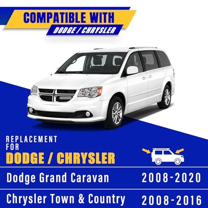 3 Wipers Fits Dodge Caravan 08