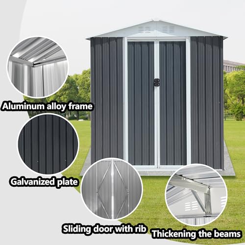 6x4 FT Outdoor Storage Shed