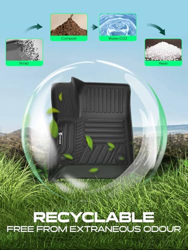 Automotive Floor Mats for Chevy Traverse 2018 (5 Count)
