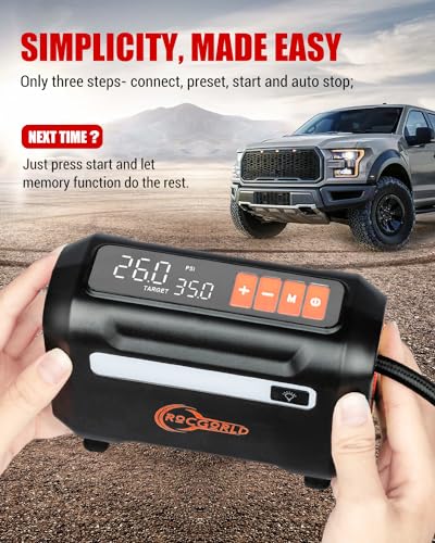 R8 Tire Inflator Portable Air Compressor