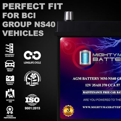 MM NS40 Start and Stop Car BCI Group Size NS40 12V 35Ah