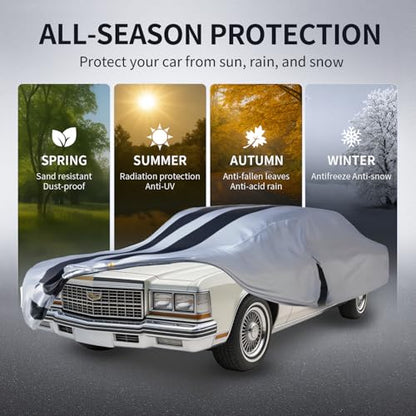 Multi Layer Car Cover Custom Fit for Cadillac DeVille