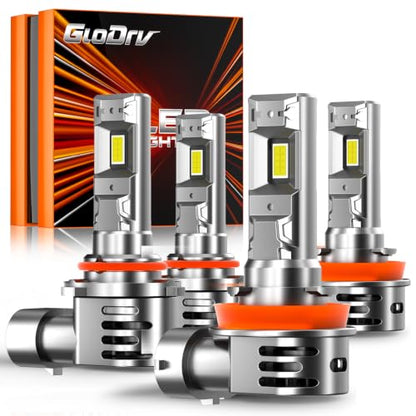 2026 Upgrade] 9005 9006 Fog Light Bulb Combo Pack of 4 (4 Count)