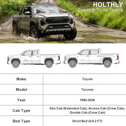 10 Layers Truck Cover Waterproof All Weather Custom Fit Toyota Tacoma