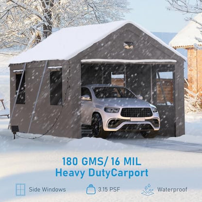 10x16 Heavy Duty Carport Canopy
