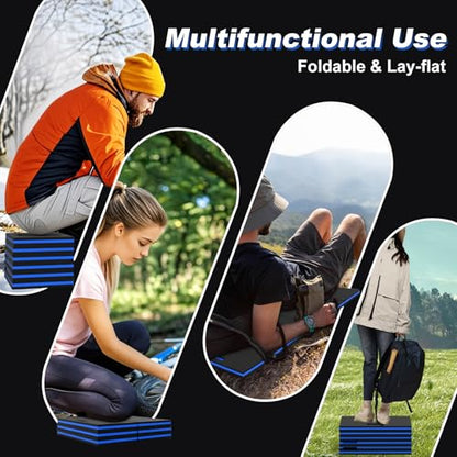 Thick Mechanic Mat Foldable EVA Kneeling Pad with Magnetic Tool Slot