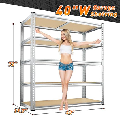 2500LBS Garage Shelving (5 Count)