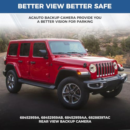 68452959AC Rear View Backup Reverse Camera Fit for Jeep Wrangler 2018