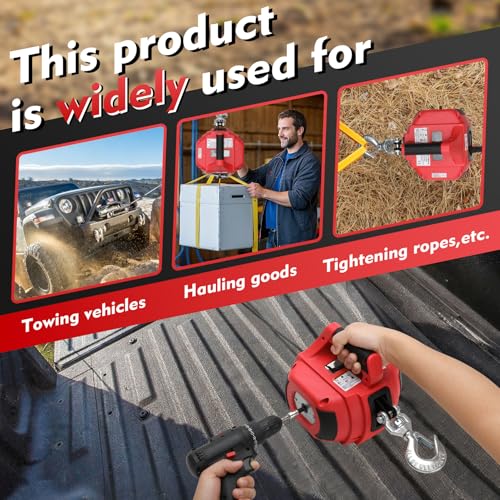 Portable Drill Winch of 1000 Lbs