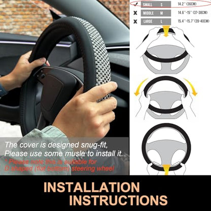 Bling Comfy Steering Wheel Cover for Tesla Model Y