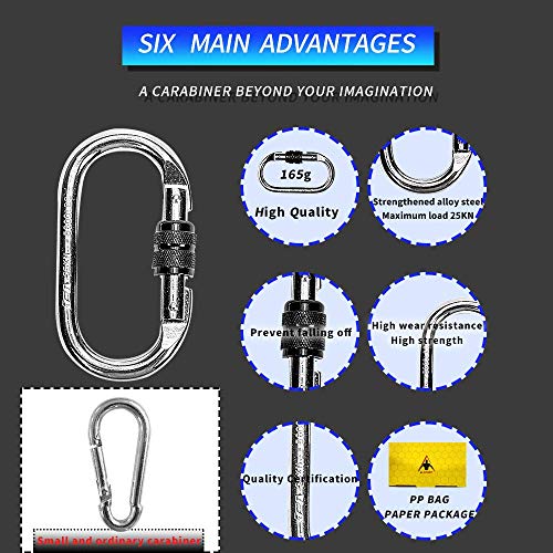 Carabiner Clips Large 4.3" (2 Count)