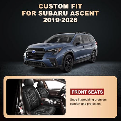 2 Front Car Seat Covers for Subaru Ascent 2019