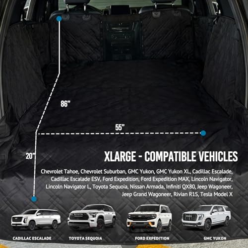 Bulldogology Cargo Mesh SUV Cargo Liner for Dogs
