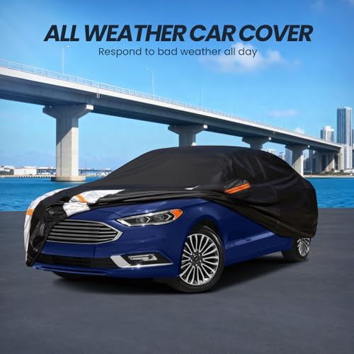 Multi Layer Car Cover Custom Fit for Ford Fusion