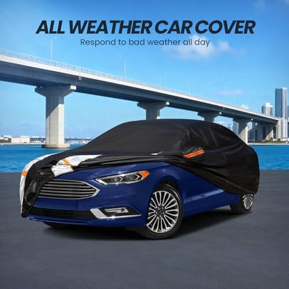 Multi Layer Car Cover Custom Fit for Ford Fusion
