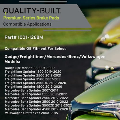 Front Semi Metallic Brake Pads