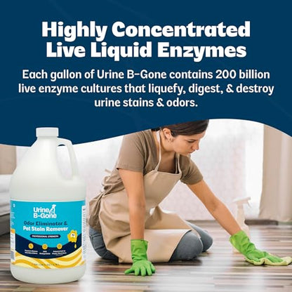 Urine B Gone Enzyme Cleaner for Human (128 Fl Oz)